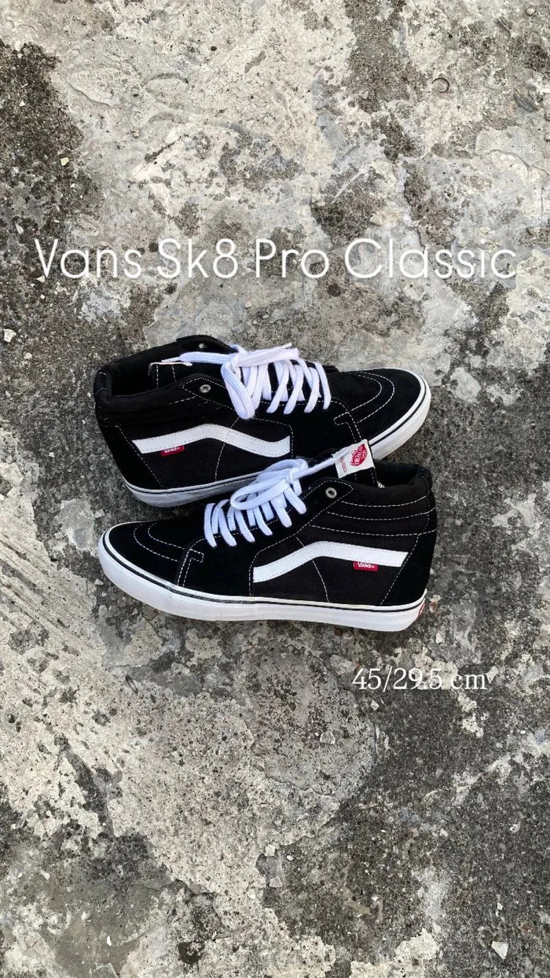 Vans Sk8 Hi Pro Skate BW photo 1