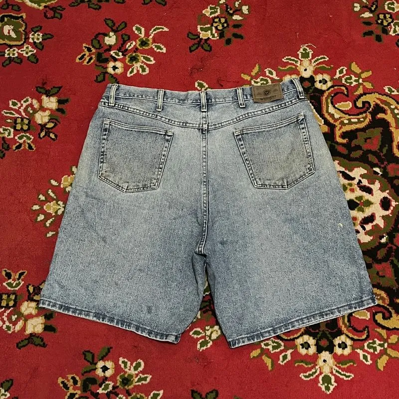 Vtg Wrangler Jorts Pants Celana Pendek Jeans photo 1