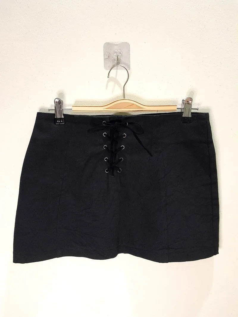 mini skirt black jeans photo 1