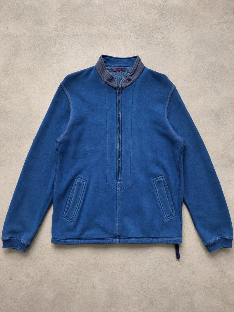 Blue/Blue Halfzip Sweartshirt  photo 1