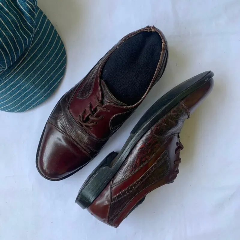 LEATHER PENNY OXFORD SHOES  photo 1