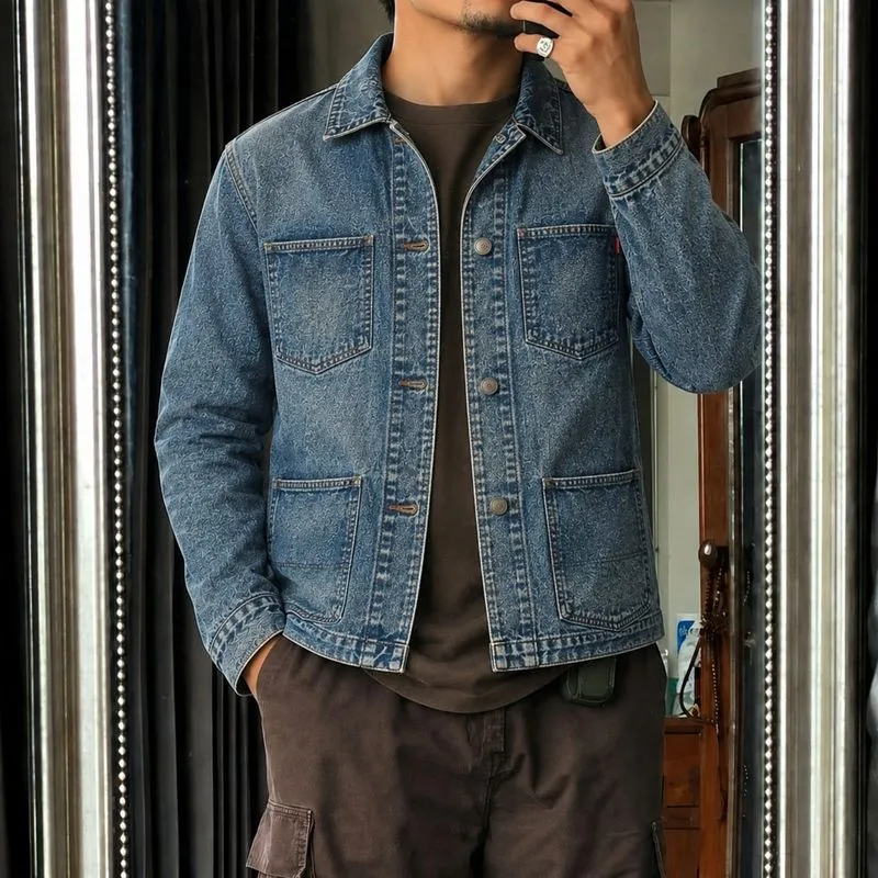 Vintage chore denim jacket photo 1