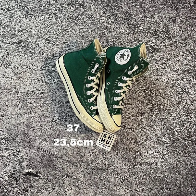 Converse 70s Hi Green Original Guaranted 100% photo 1