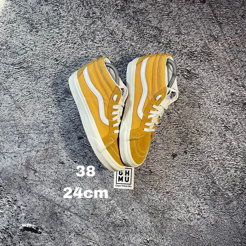 Vans Sk8 Mid Yellow Original Guaranted 100% photo 1