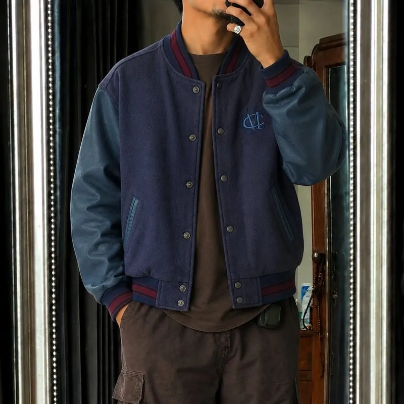 Marco polo varsity woll x leather photo 1