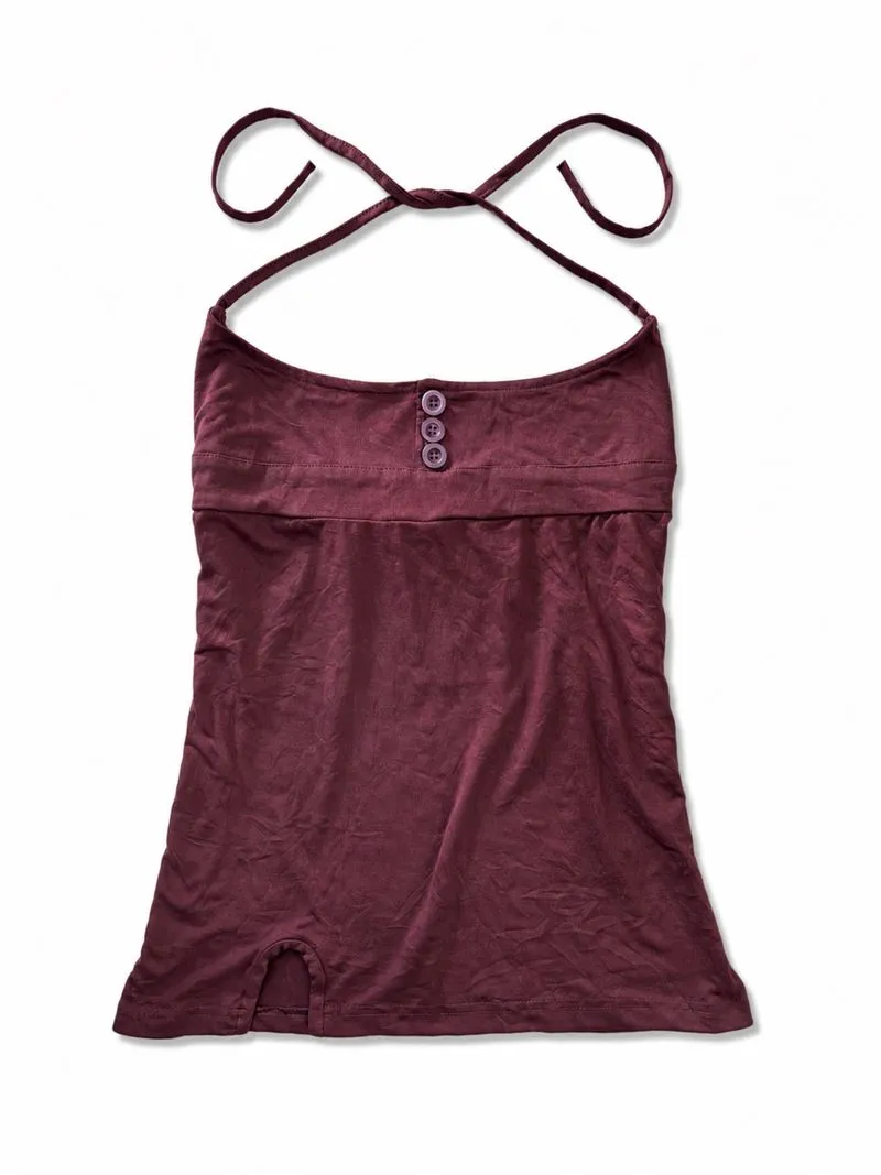 Brown Halter Top photo 1