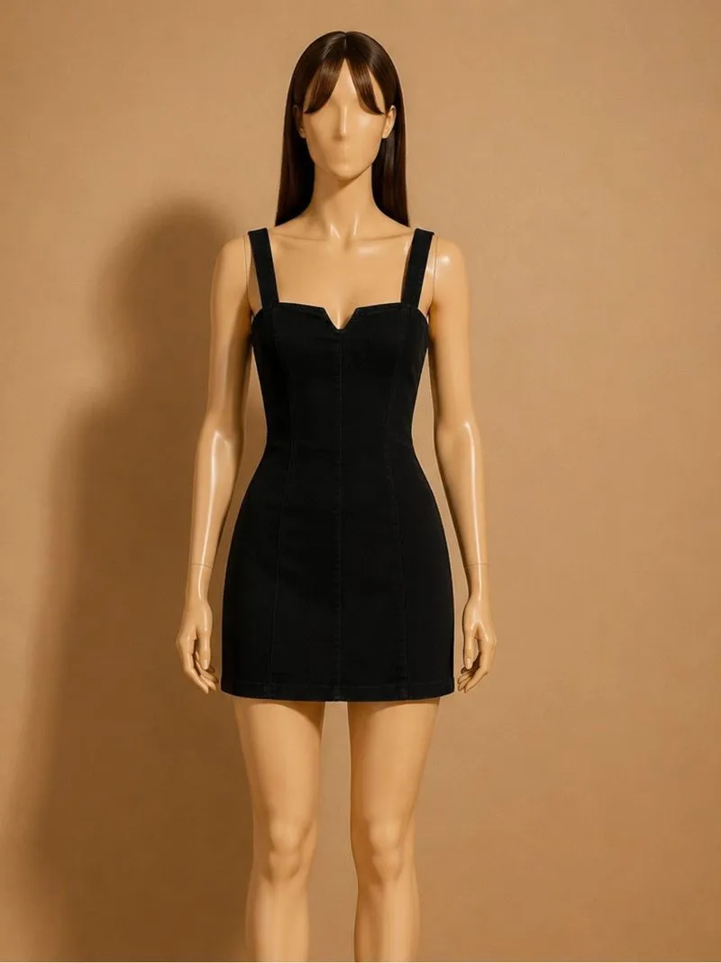 Black Bodycon Mini Dress photo 1