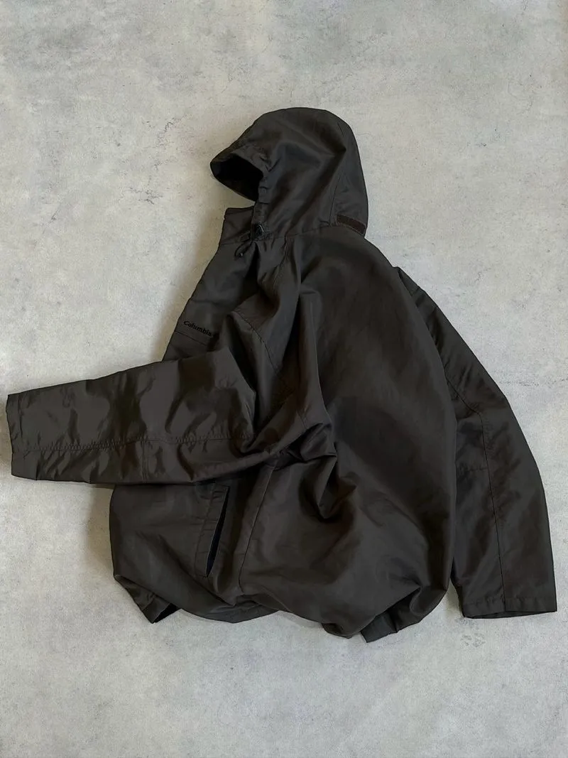 •columbia club• moos green japan waterproof jacket photo 1