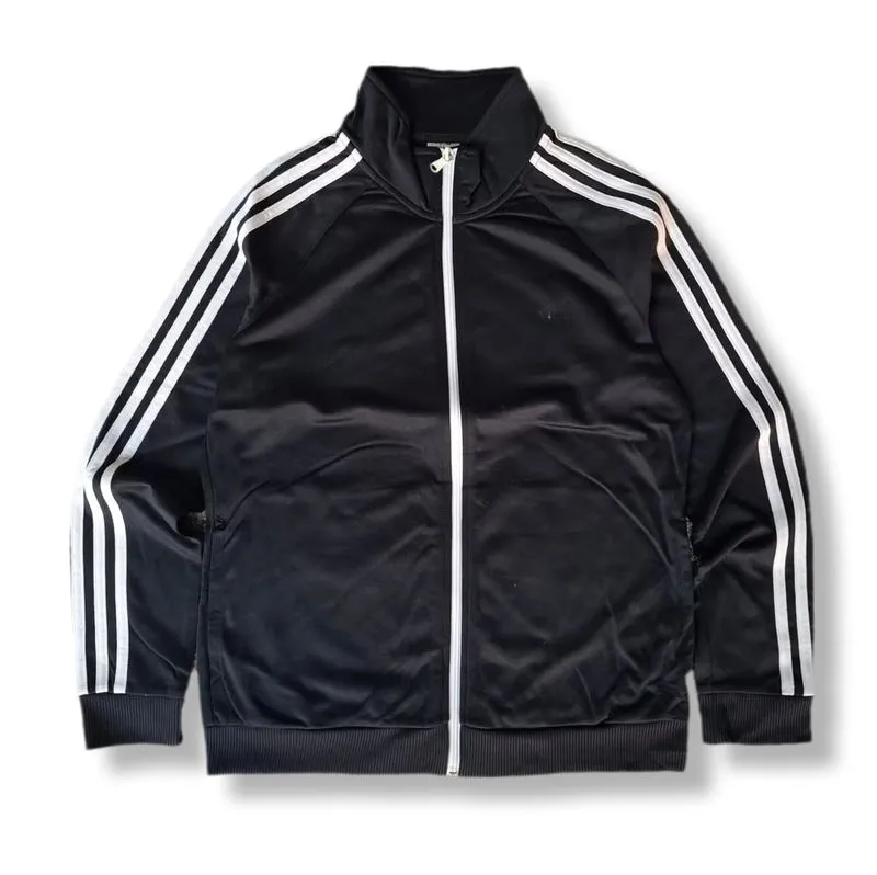 ADIDAS FRIEDA SUIT 3 STRIPE TAPPED BLACK TRACK TOP JACKET |  photo 1