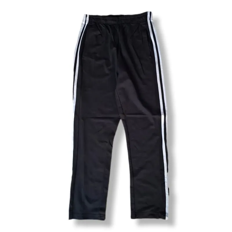ADIDAS 3 STRIPE TAPPED BLACK TRACK PANTS | CELANA PANJANG TR photo 1