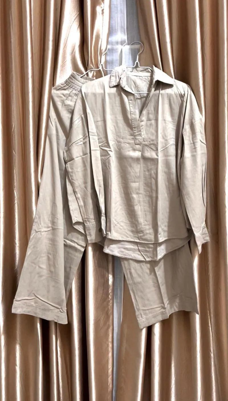Faye Set Hijab Friendly Pakaian Wanita Rayon Tebal photo 1