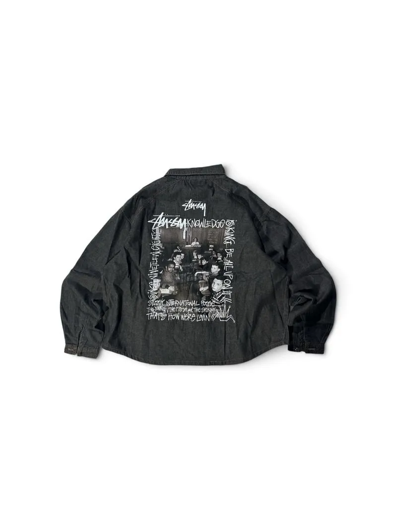 Trucker Jacket Custom Stussy photo 1