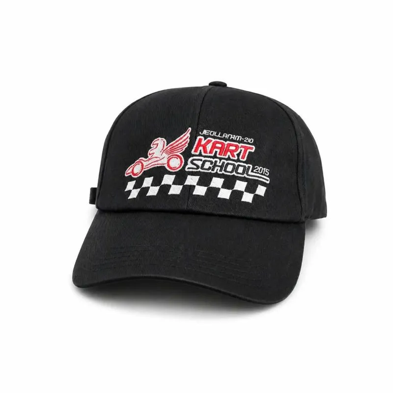GO KART SCHOOL - Topi Cap Hitam Unisex photo 1