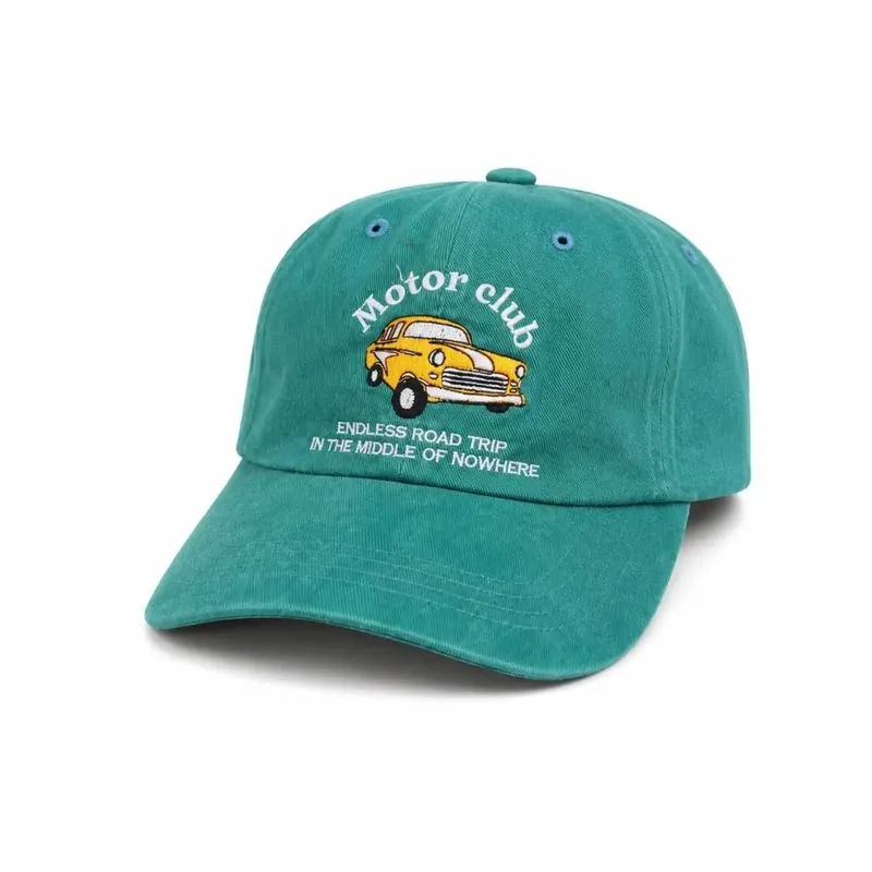 MOTOR CLUB - Topi Simple Cap Hijau Unisex photo 1