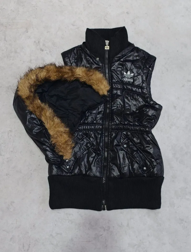 ADIDAS ORIGINALS VINTAGE HOODIE PUFFER VEST photo 1