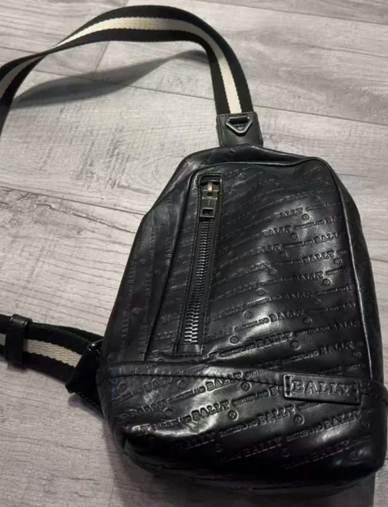 CROSS BODY BALLY TANIS STAMP EMBOS LOGO TIMBUL Authentic photo 1