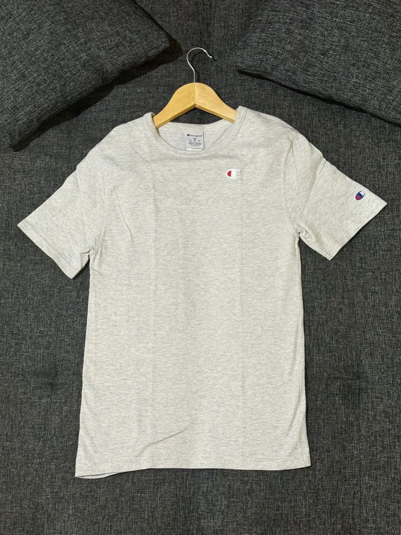 Champion Streetwear Casual T-shirt Wanita gray photo 1