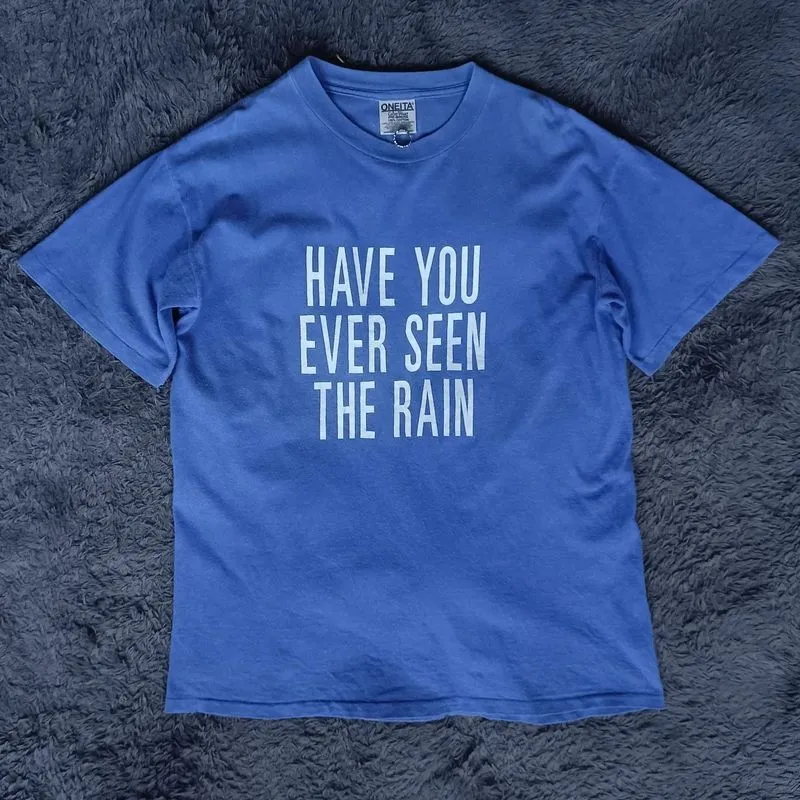 Gildan Vintage Y2K T-shirt Pria blue photo 1