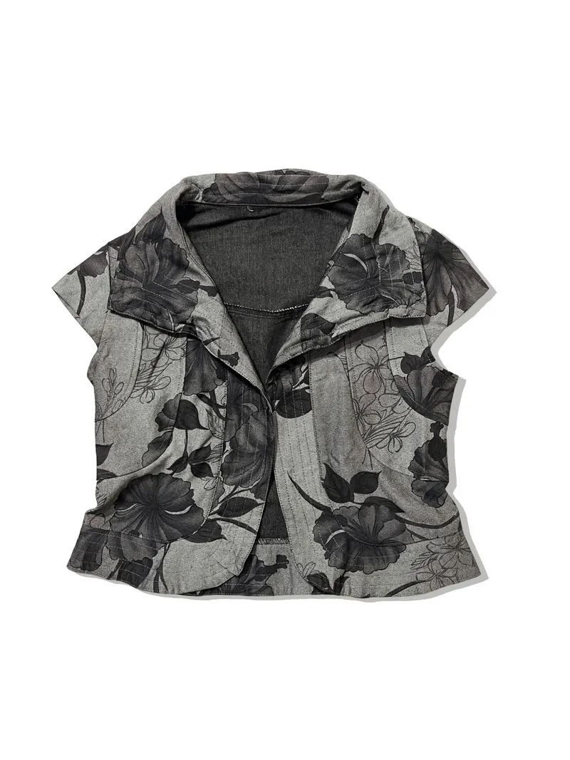 Ichioku - Floral Cropped Bolero Jacket photo 1