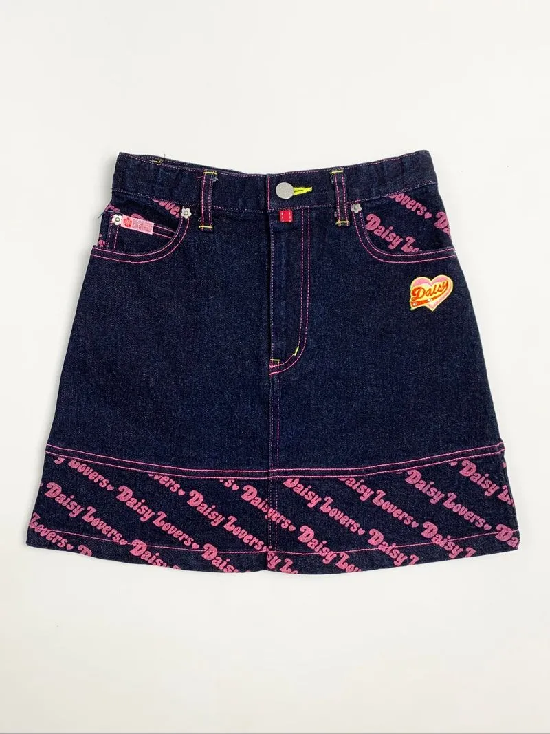 Y2k Daisy Lovers Mini Skirt Jeans Made In Japan photo 1