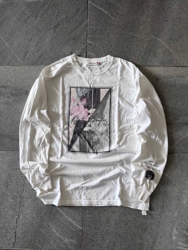 Kaos Panjang LongSleeve art artis band Good rock speed white photo 1