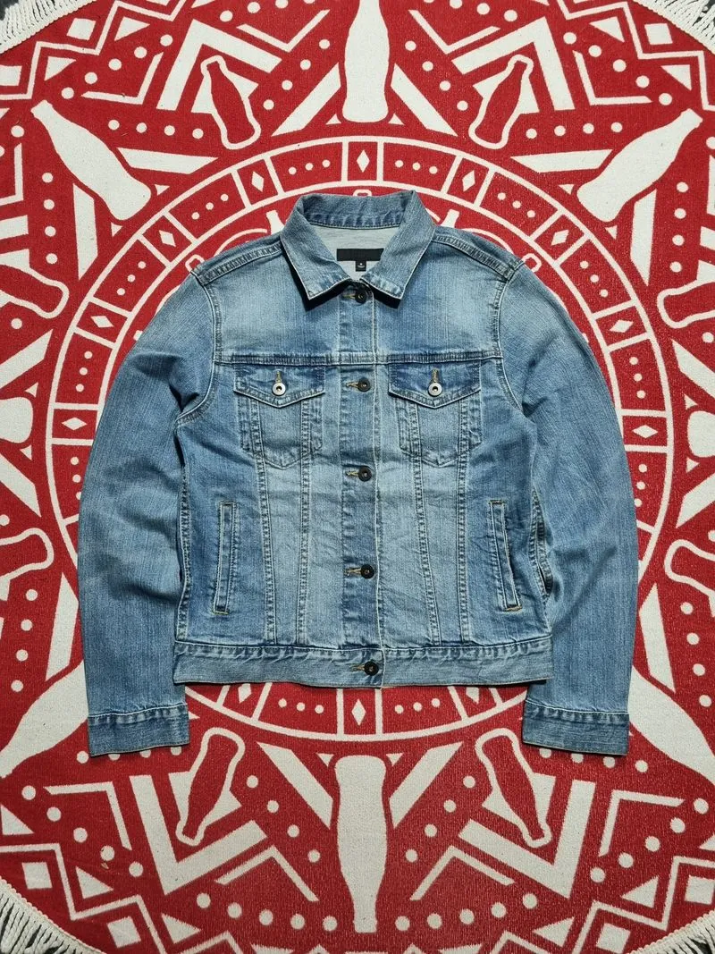 Uniqlo Women denim jacket women size photo 1