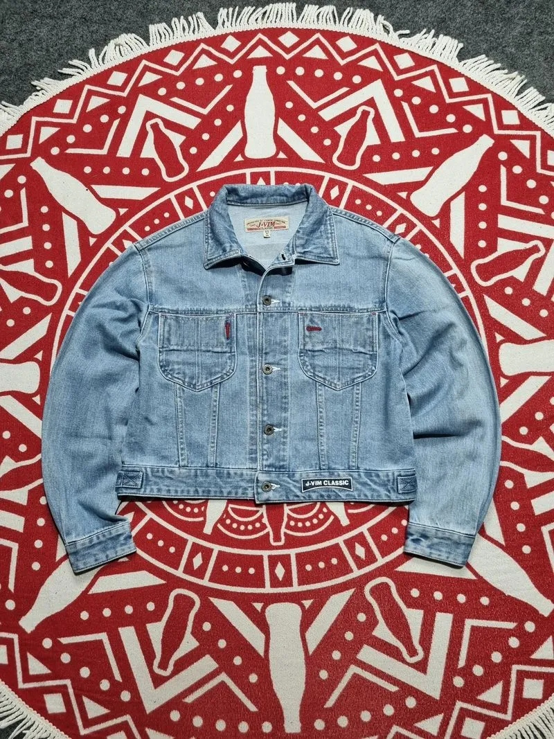 Jvim classic denim boxy trucker jacket photo 1