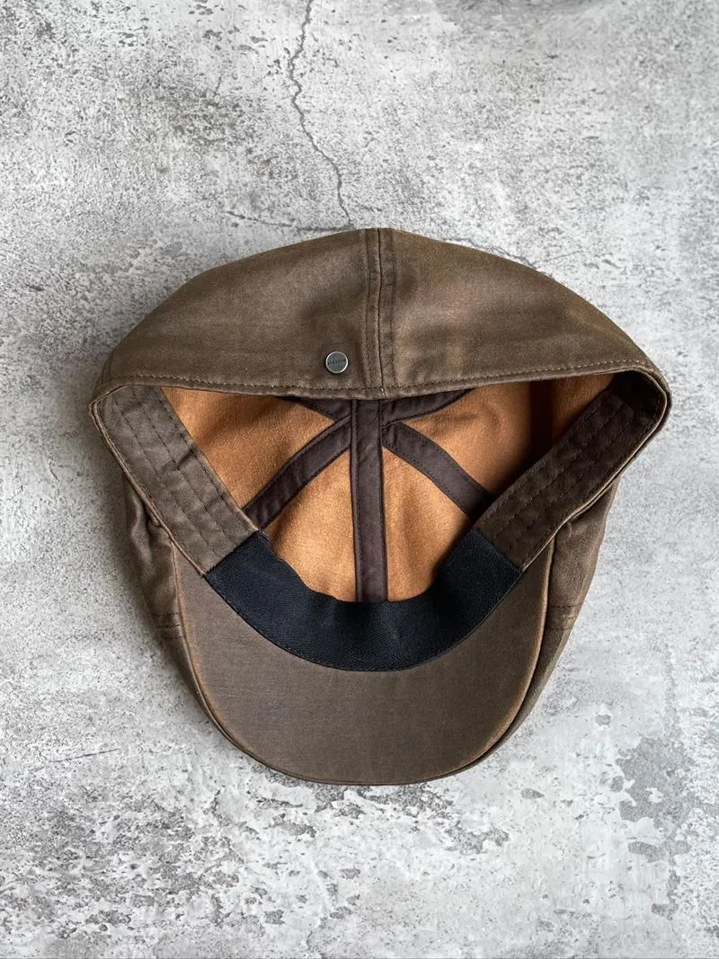 Stetson All American Flatcap Ivy Duckbill Cap Leather Look B photo 1