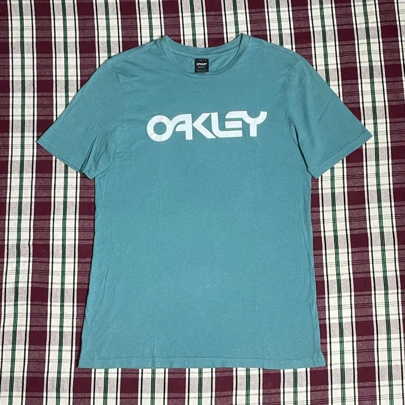 T-Shirt / Baju Kaus OAKLEY original size XS/S warna biru photo 1