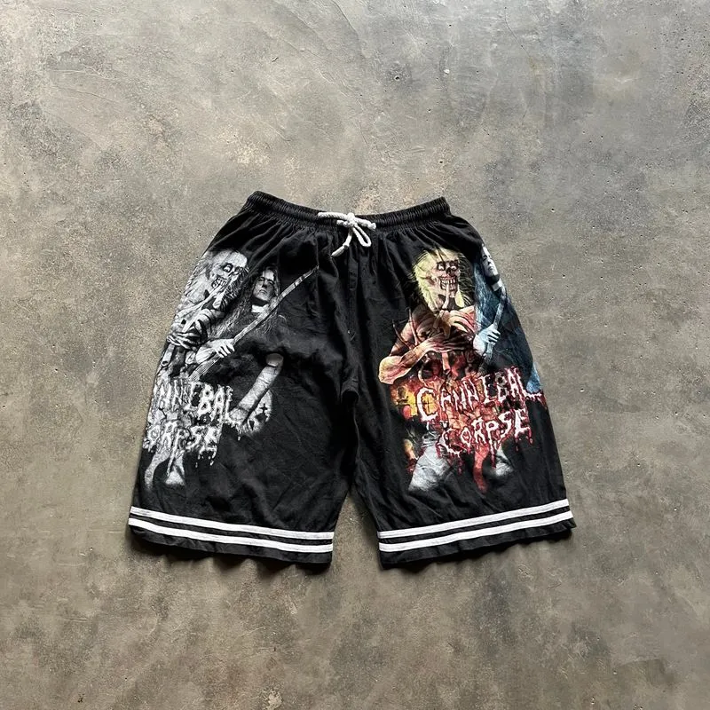 Y2k Canibal corpse short pants photo 1