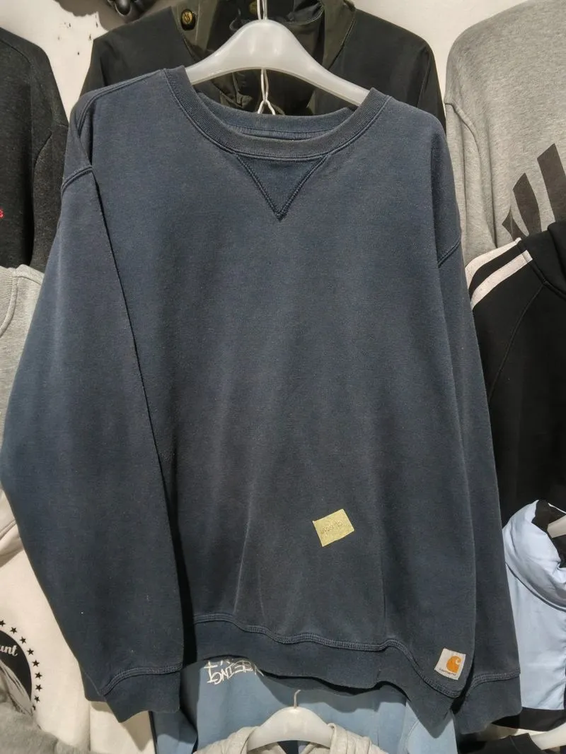 Jacket Sweatshirt Crewneck CARHARTT Basic Navy photo 1