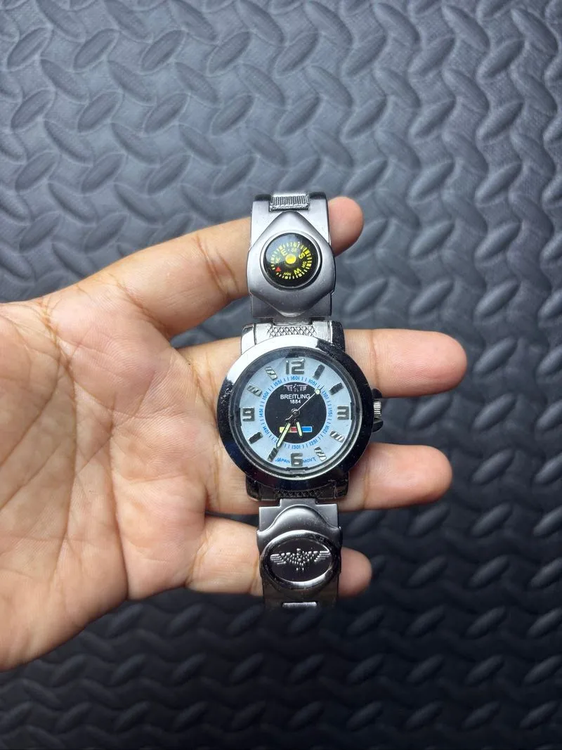 JAM TANGAN BREITLING VINTAGE STYLE COMPASS ANALOG (1) photo 1