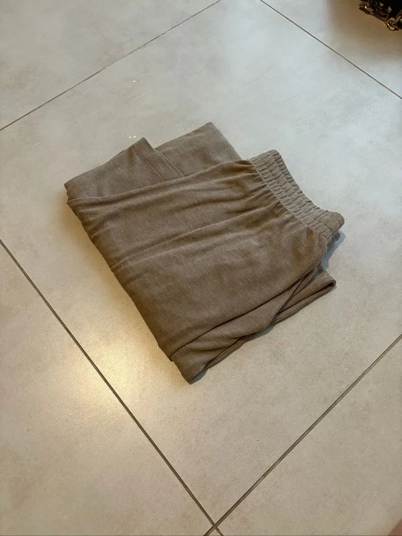 Uniqlo straight pants brown photo 1