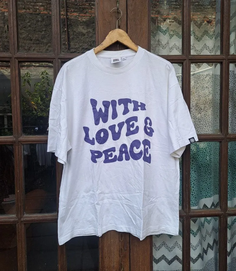 Kaos Vision Street Wear VSW Love & Peace Size XL Mens photo 1