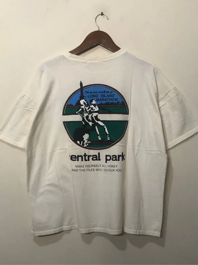 Graphic Art White Boxy Tee by Ader Korean Streetwear photo 1