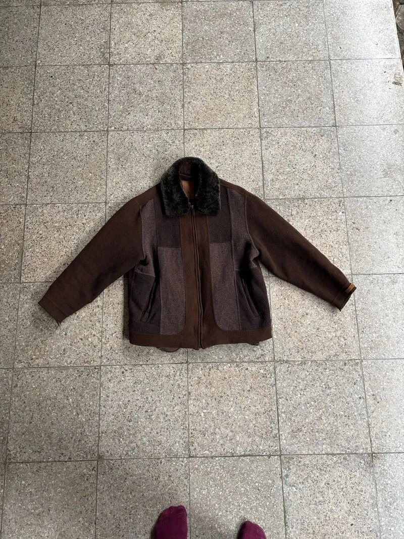 Vintage Bomber jacket Pria brown photo 1