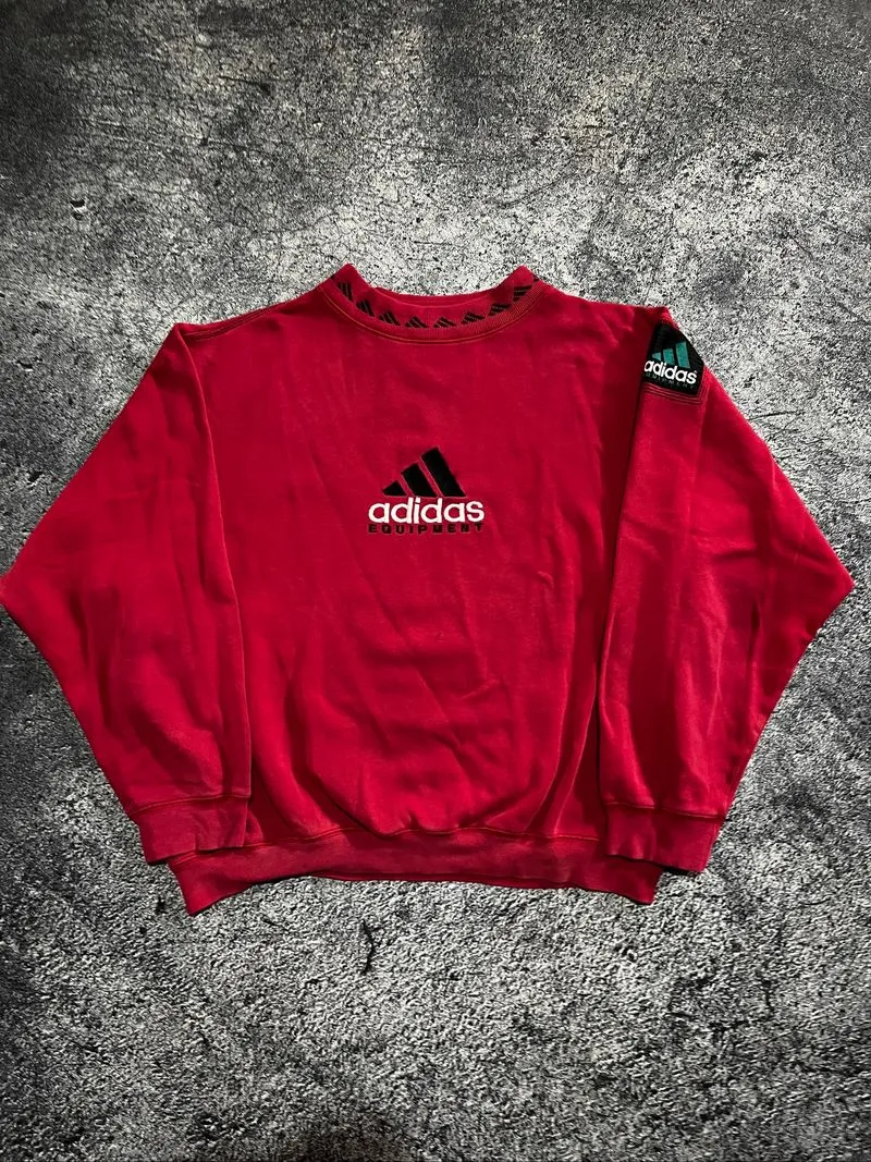 Sweatshirt Vintage Adidas Equitment photo 1