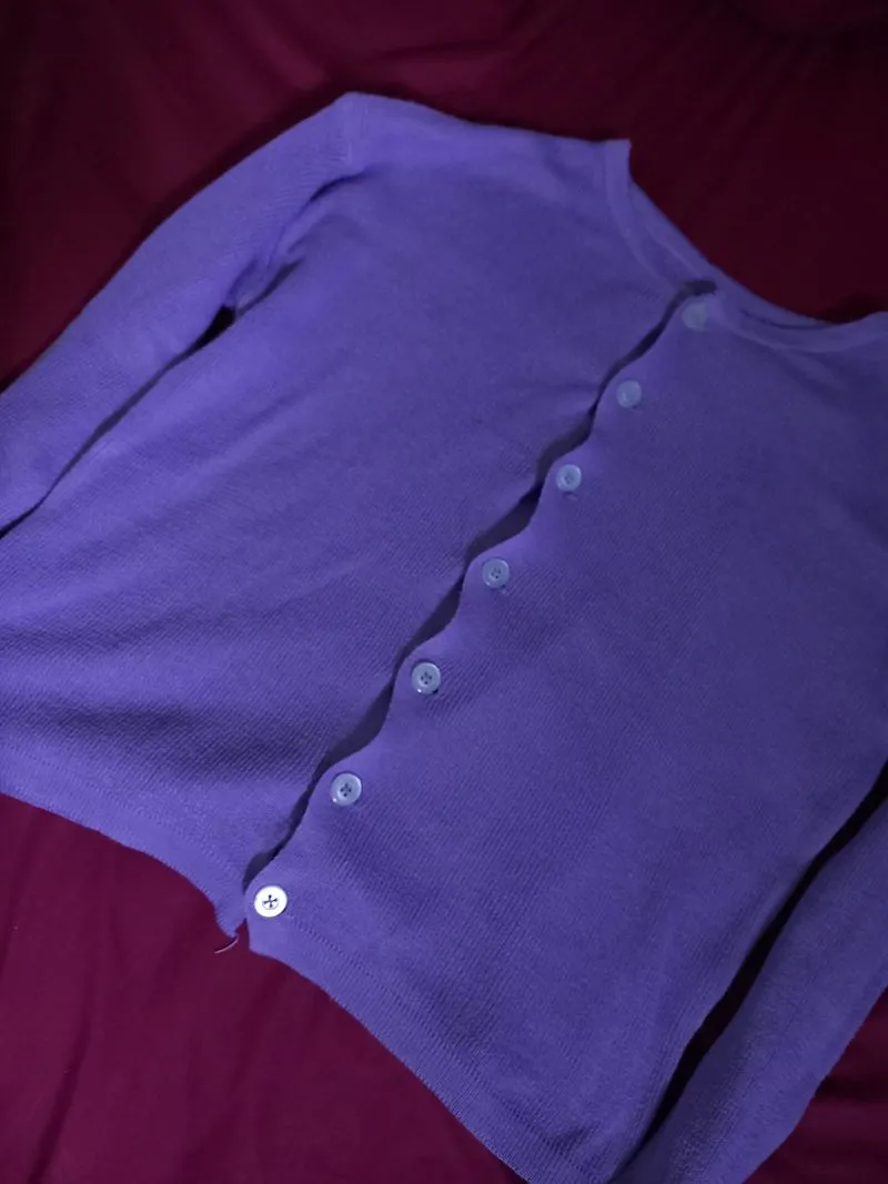 Purple Cardigan photo 1
