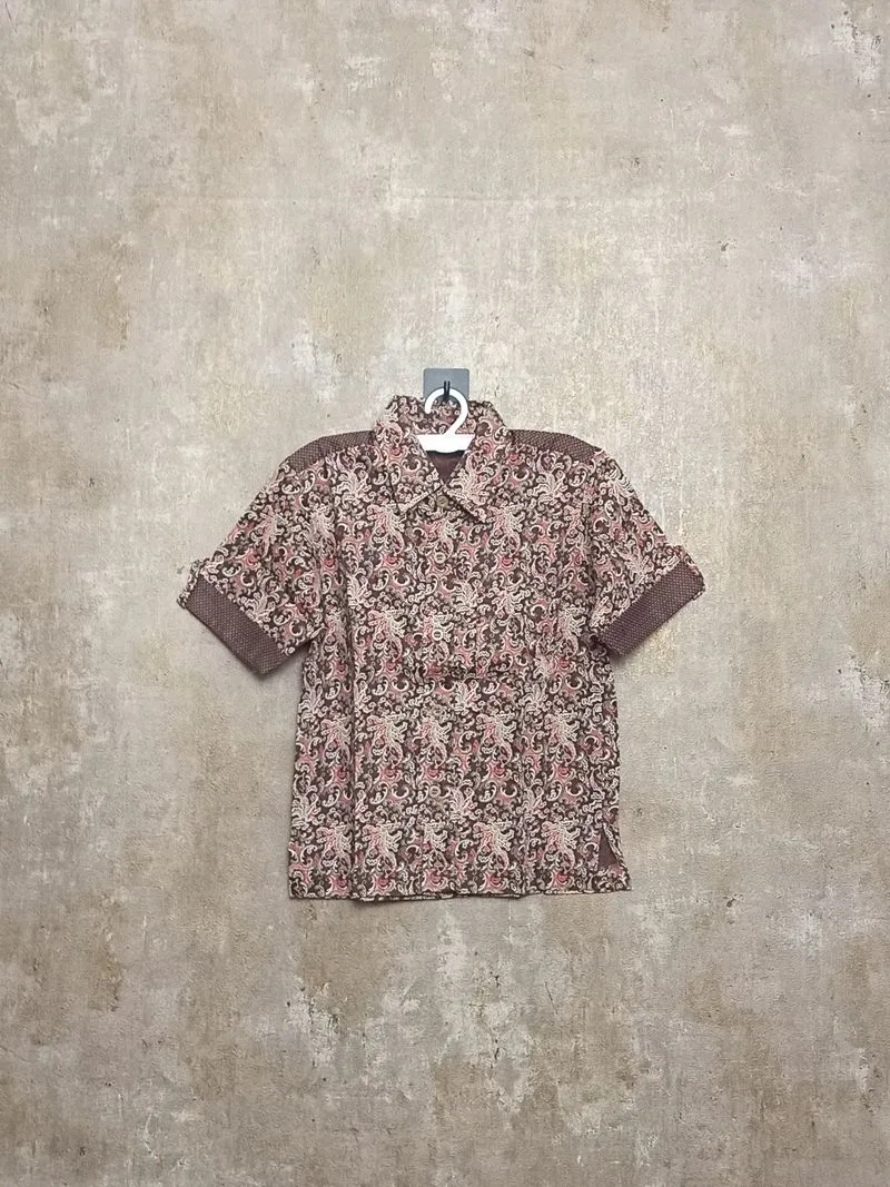 Batik Brown Kids – Kemeja Batik Anak Motif Elegan photo 1