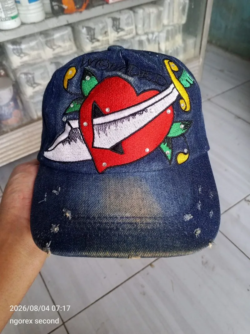 Caps Denim Bordir  photo 1