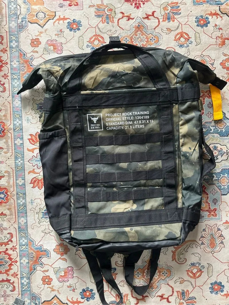 Tas Ransel Under Armour Project Rock Box Duffle Dwayne Johns photo 1