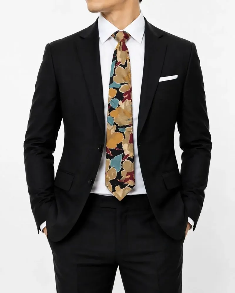 LANVIN - Dasi Panjang Luxury Pria Made in Italy photo 1