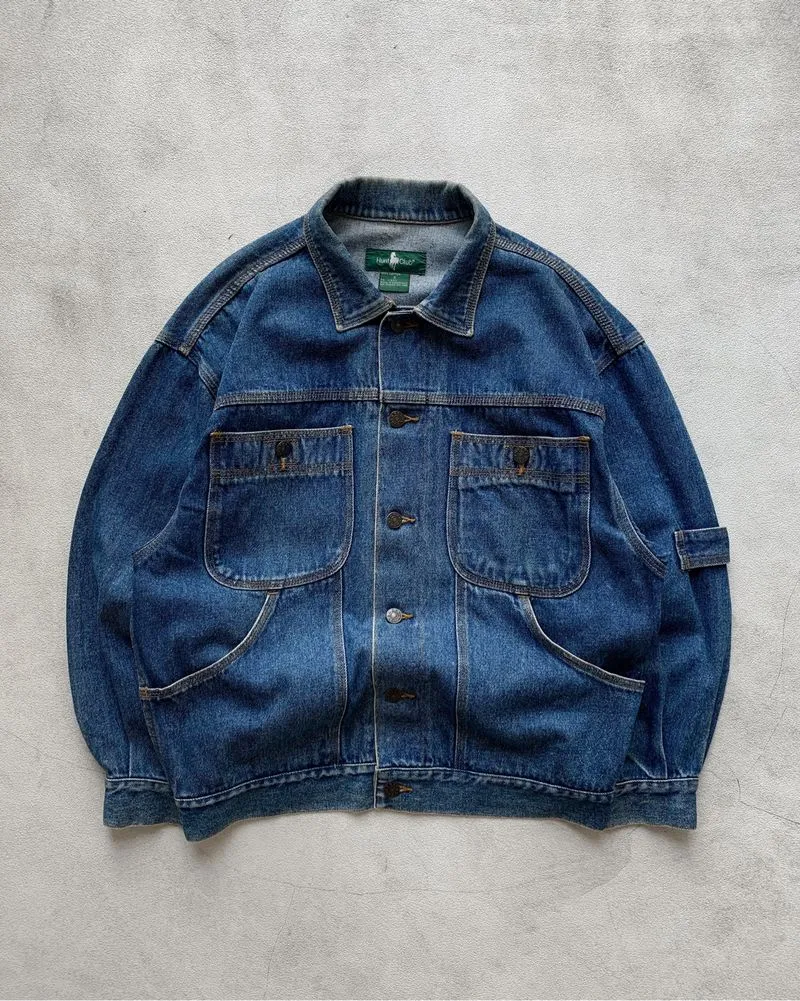 Vintage Faded Blue Hunt Club Denim Jacket photo 1