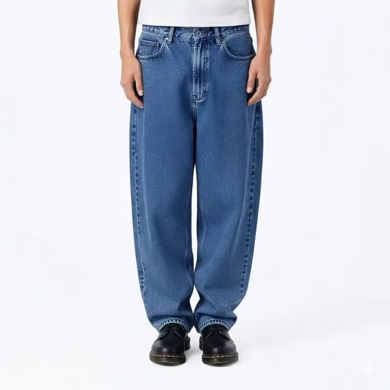 Celana baggy jeans medium blue denim merk BENHILL photo 1