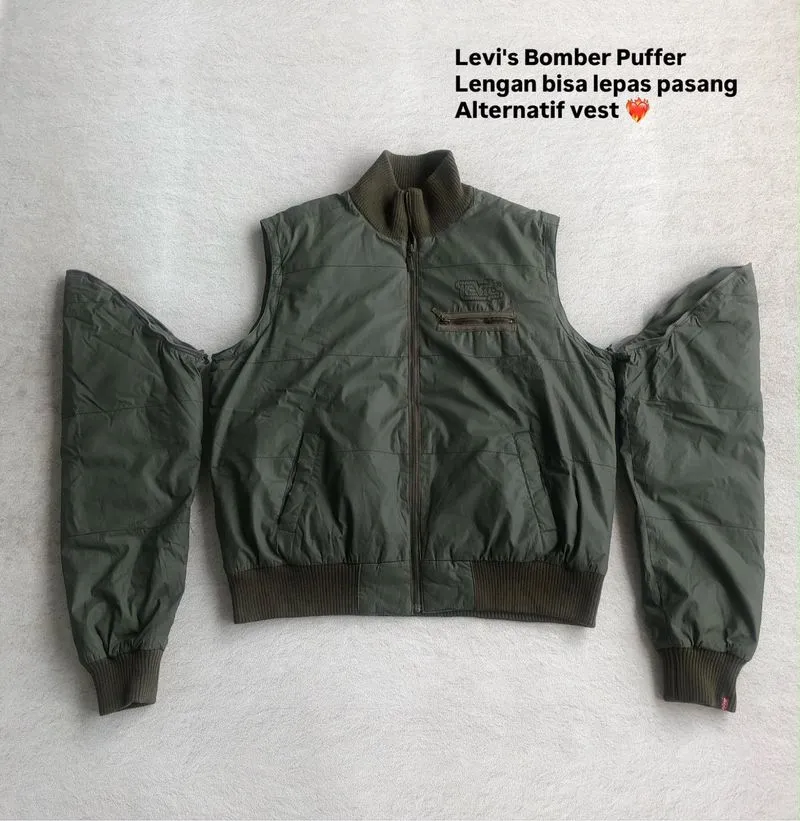 Levis's Puffer Bomber Jacket  photo 1