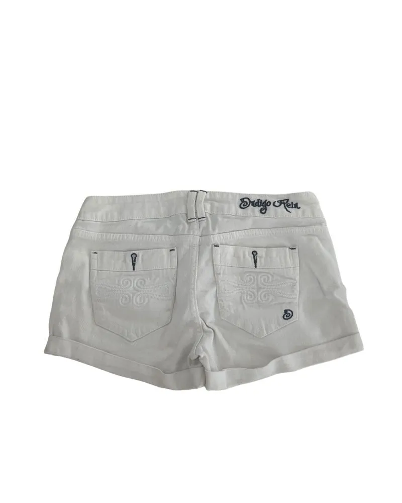 2000s y2k Drdigo Rein white jeans shorts  photo 1