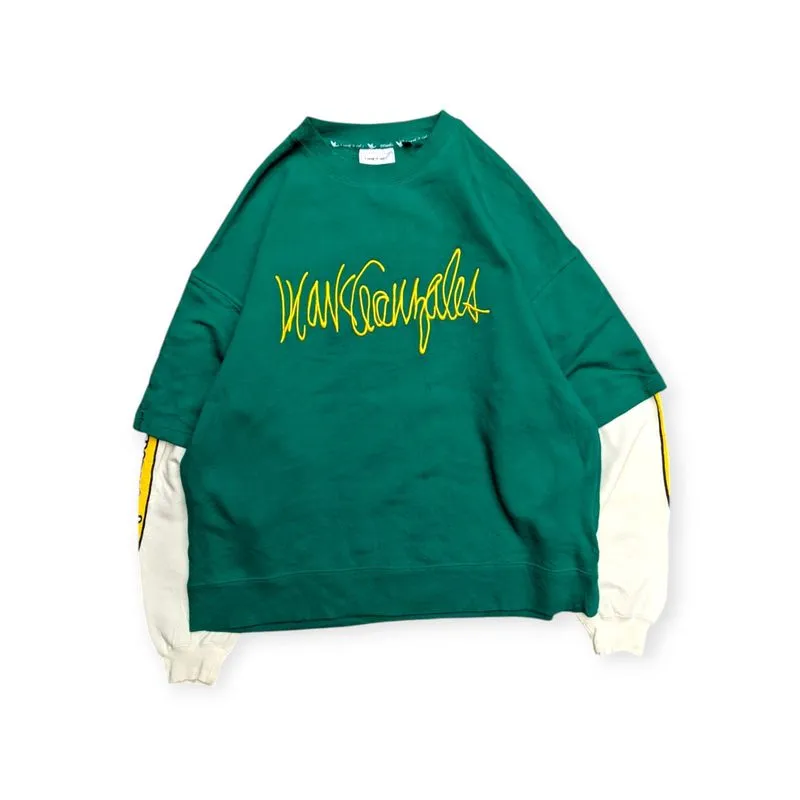 Mark Gonzales Gonz Skateboard Layered Sweatshirt  photo 1