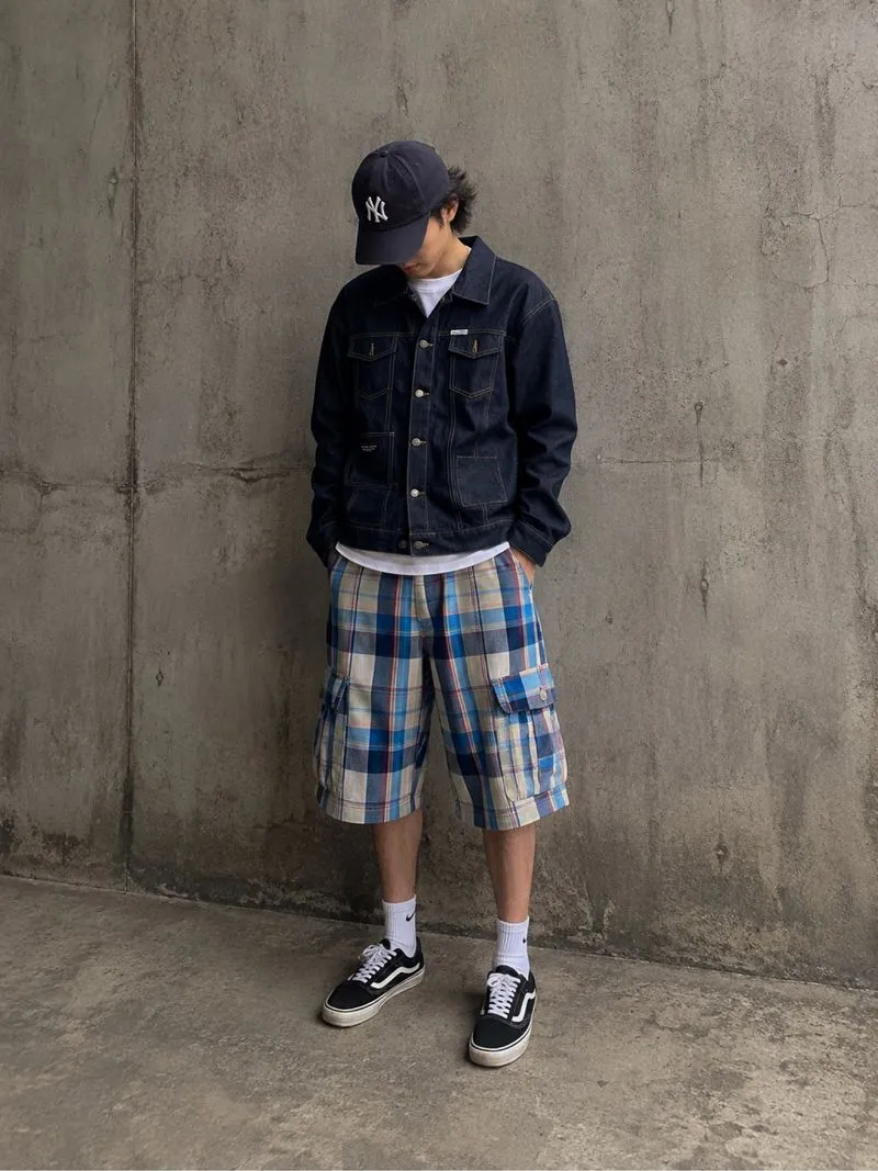 Rare Liquor N Poker Raw Indigo Utility Denim Jacket photo 1