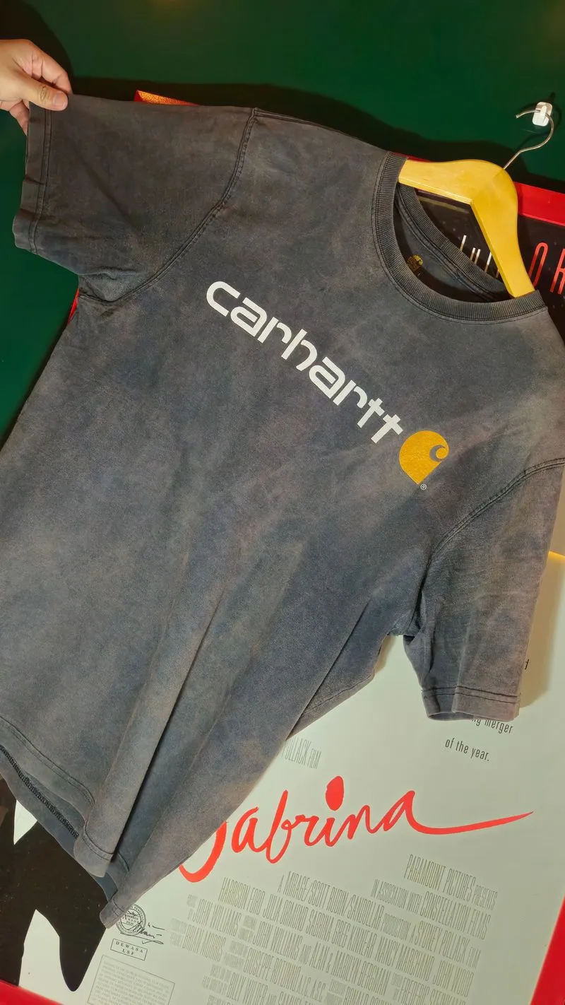 Carhartt Tees Script Logo Full Faded photo 1