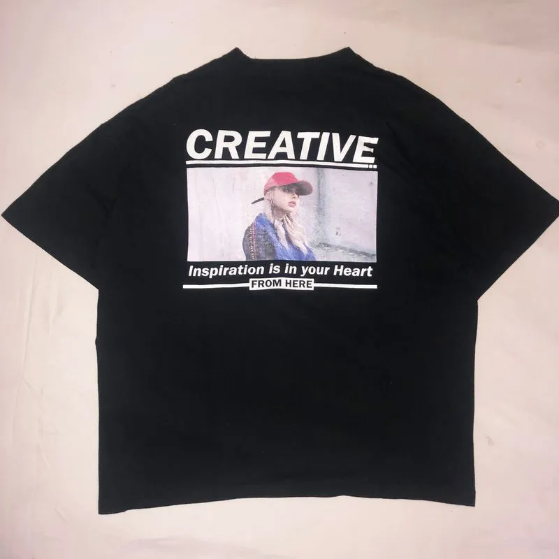 Vintage Streetwear T-shirt Pria black gray photo 1